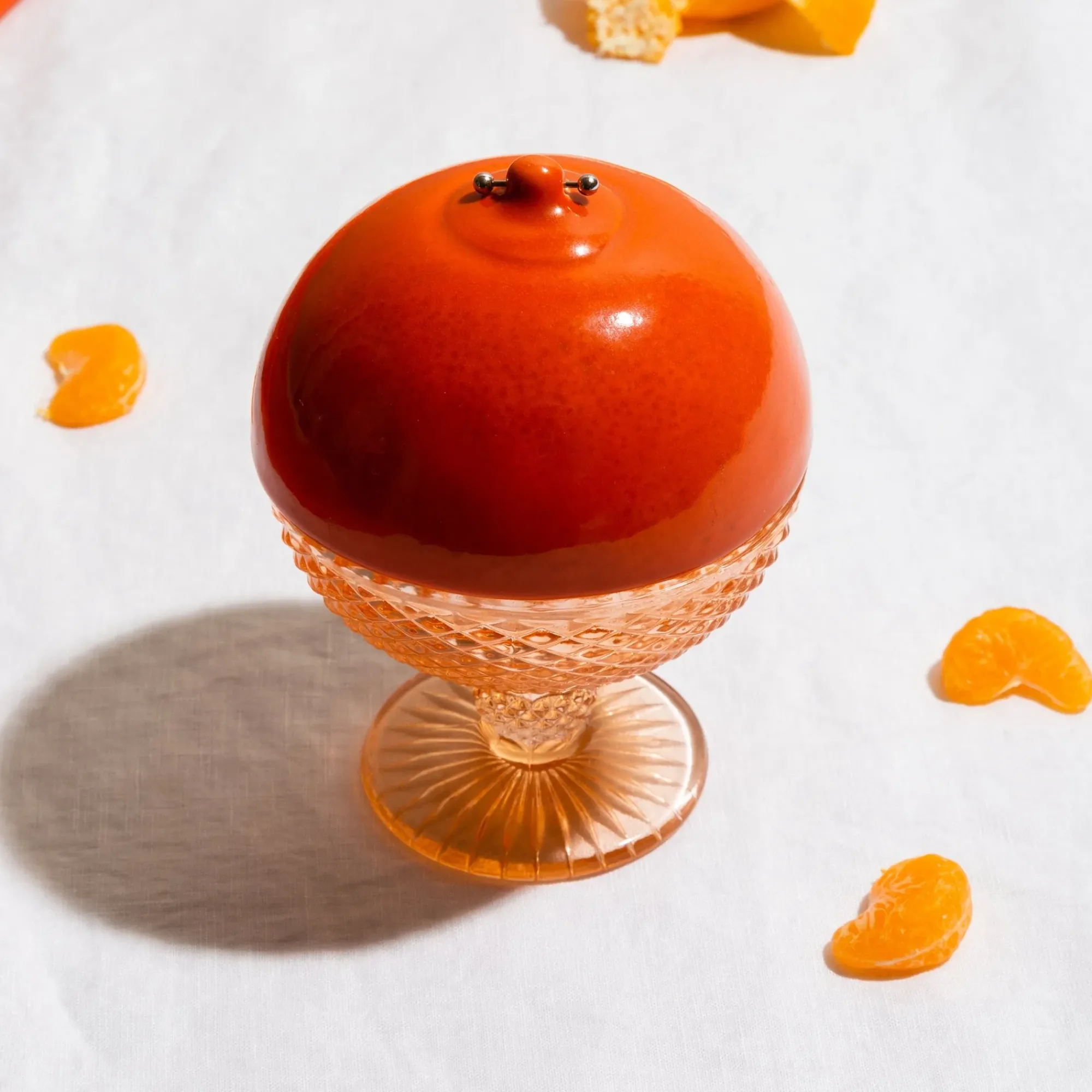 Anissa Kermiche Sugar Tits Pot (High-Shine Orange) New