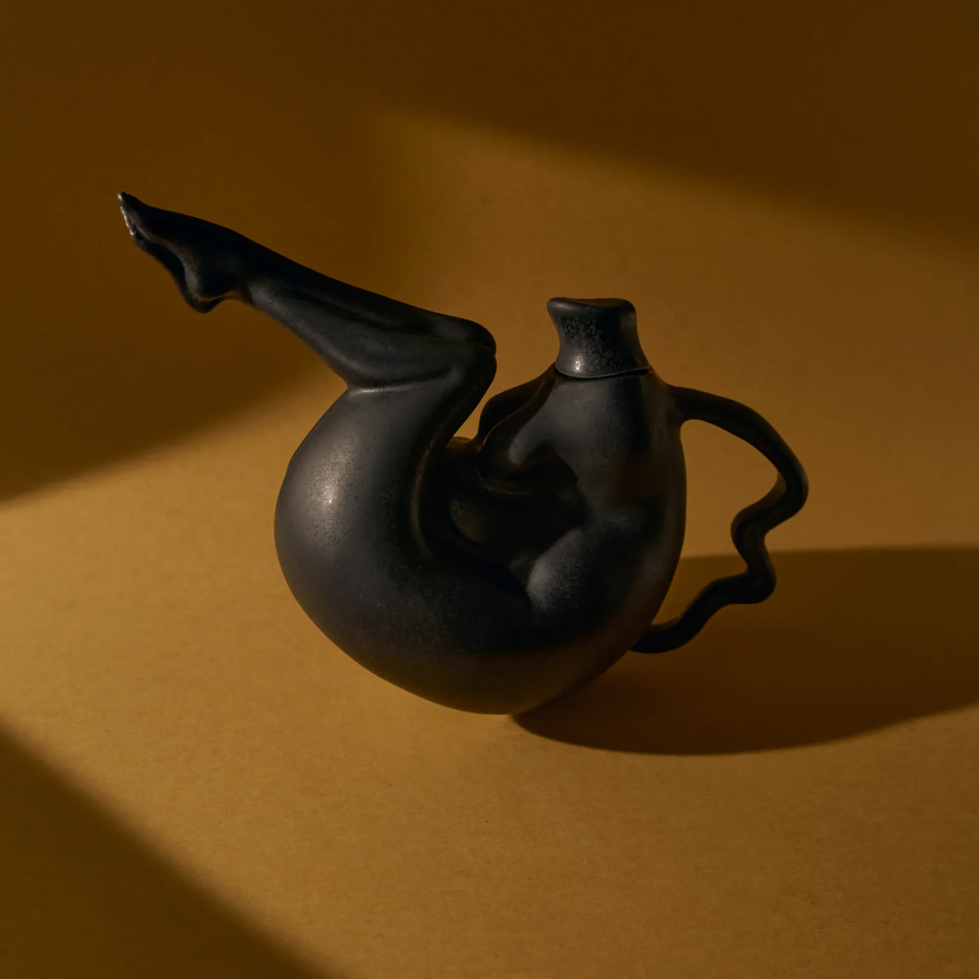 Anissa Kermiche Tit-Tea Pot (Matte Mottled Black) Sale